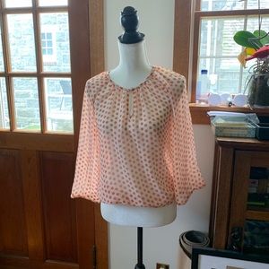 Sheer Top from Lord and Taylor department store.